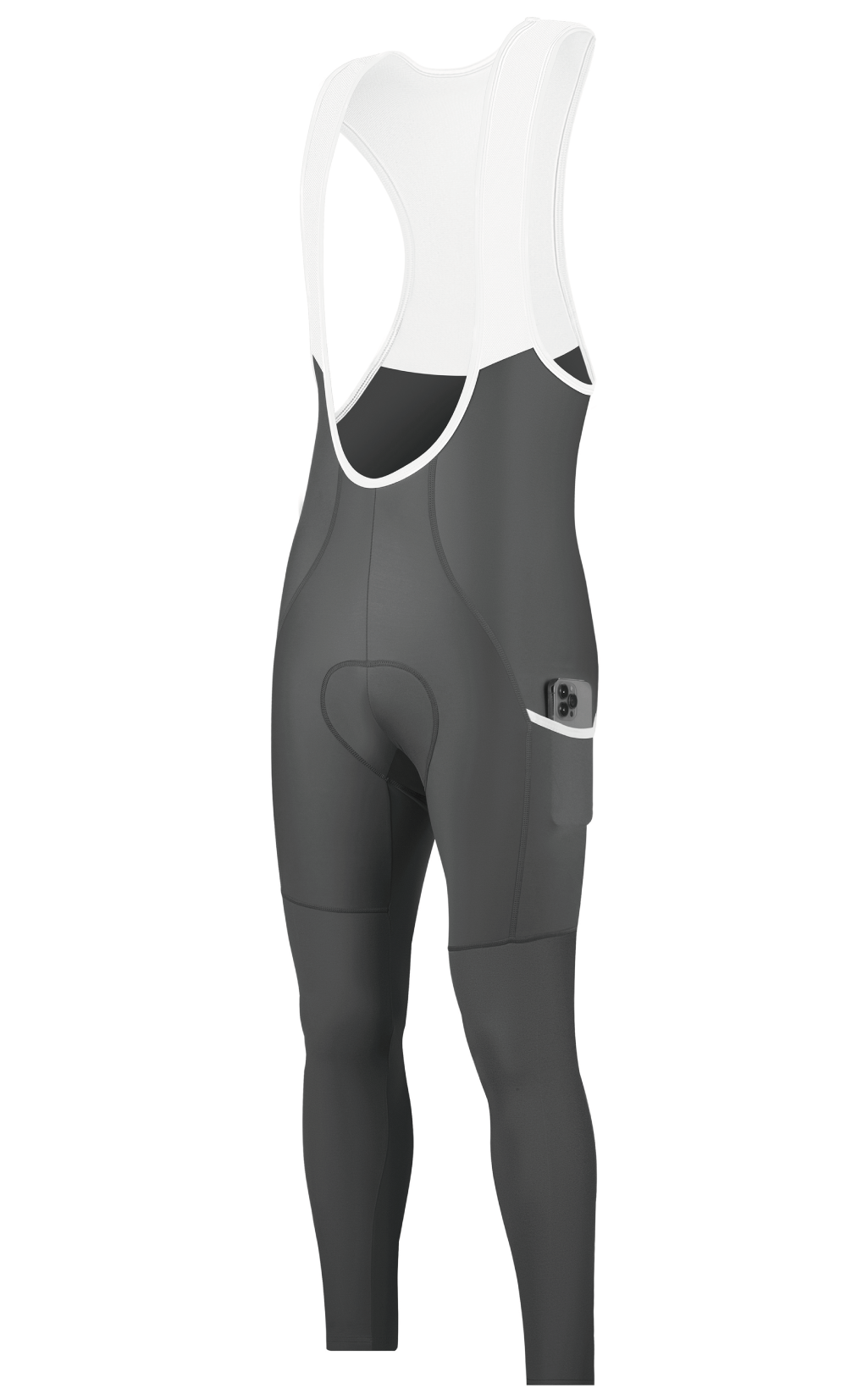 D32 Thermal Fleece Cycling Bib Tights, Bike Bib Pants for Winter