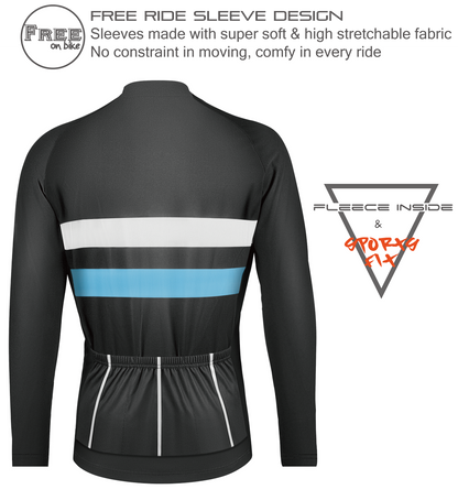 Club Fit Fleeced Long Sleeve Jersey-D9