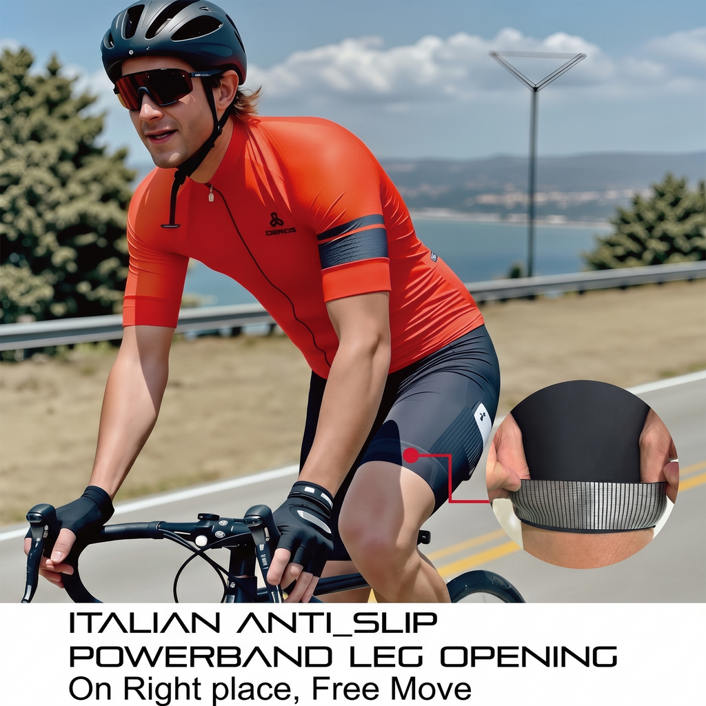 CEROTIPOLAR B53 Men's Cycling Bib Shorts with 4D MaxCool Pad, Ergonomic Cut | Bike Bibs for Road, Gravel&MTB|Breathable Wicking Compression Fabric|Anti-slip Cuff|4Cargo+1 Rear Pockets|UPF50+