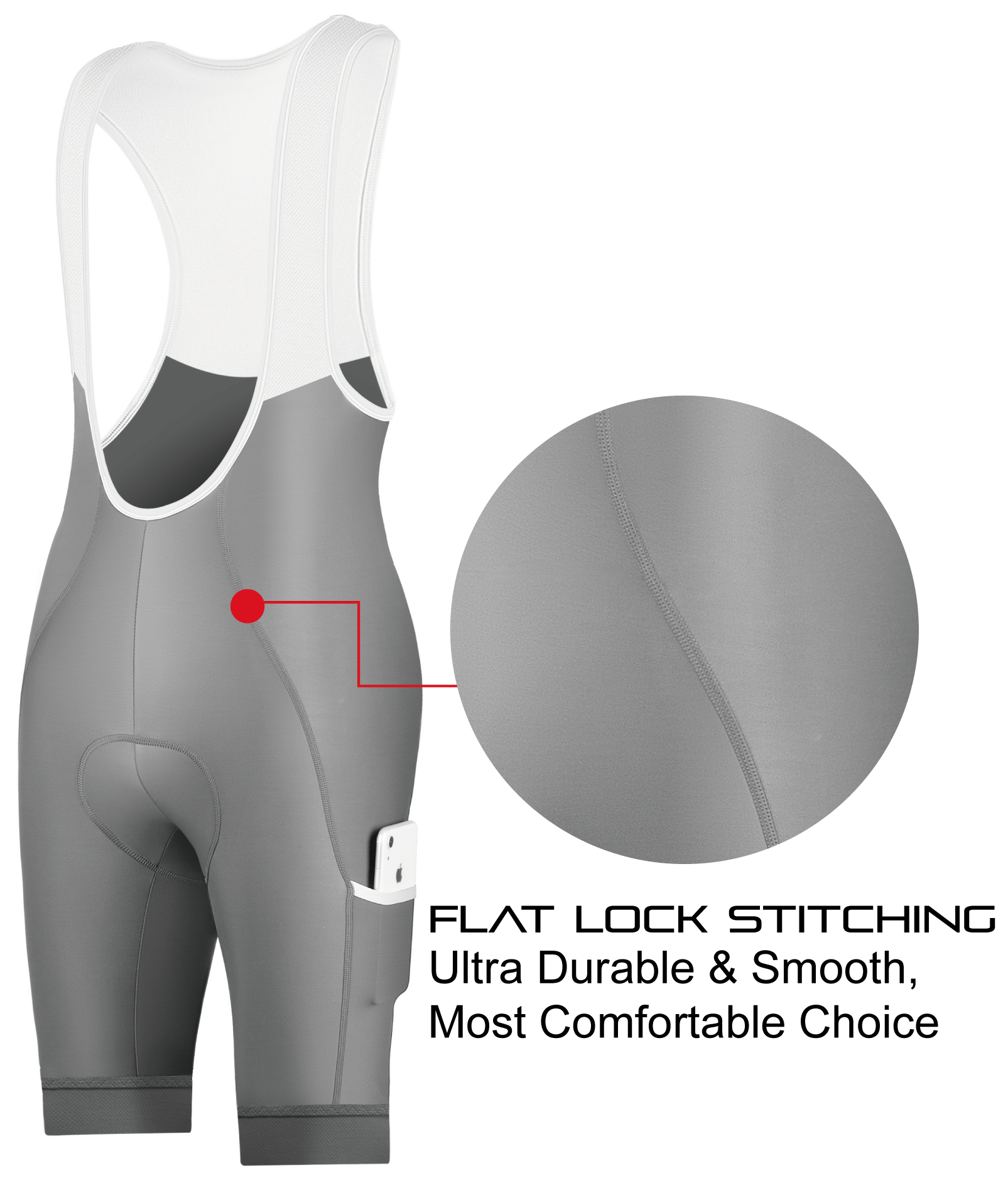 CEROTIPOLAR B56 Men's Cycling Bib Shorts with 4D MaxCool Pad, Ergonomic Cut | Bike Bibs for Road, Gravel&MTB|Breathable Wicking Compression Fabric|Anti-slip Cuff|4Cargo+1 Rear Pockets|UPF50+