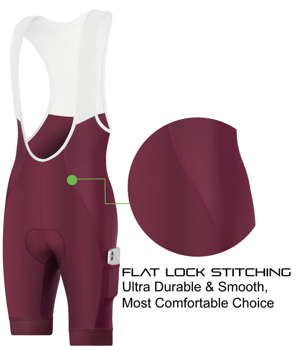 CEROTIPOLAR B59 Men's Cycling Bib Shorts with 4D MaxCool Pad, Ergonomic Cut | Bike Bibs for Road, Gravel&MTB|Breathable Wicking Compression Fabric|Anti-slip Cuff|4Cargo+1 Rear Pockets|UPF50+