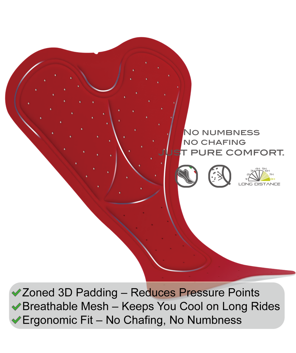 CEROTIPOLAR Aero Speed+ Men's Triathlon Shorts Side Pockets 3D Fabric, Moisture Wicking, Quick Dry, Breathable, UPF50+