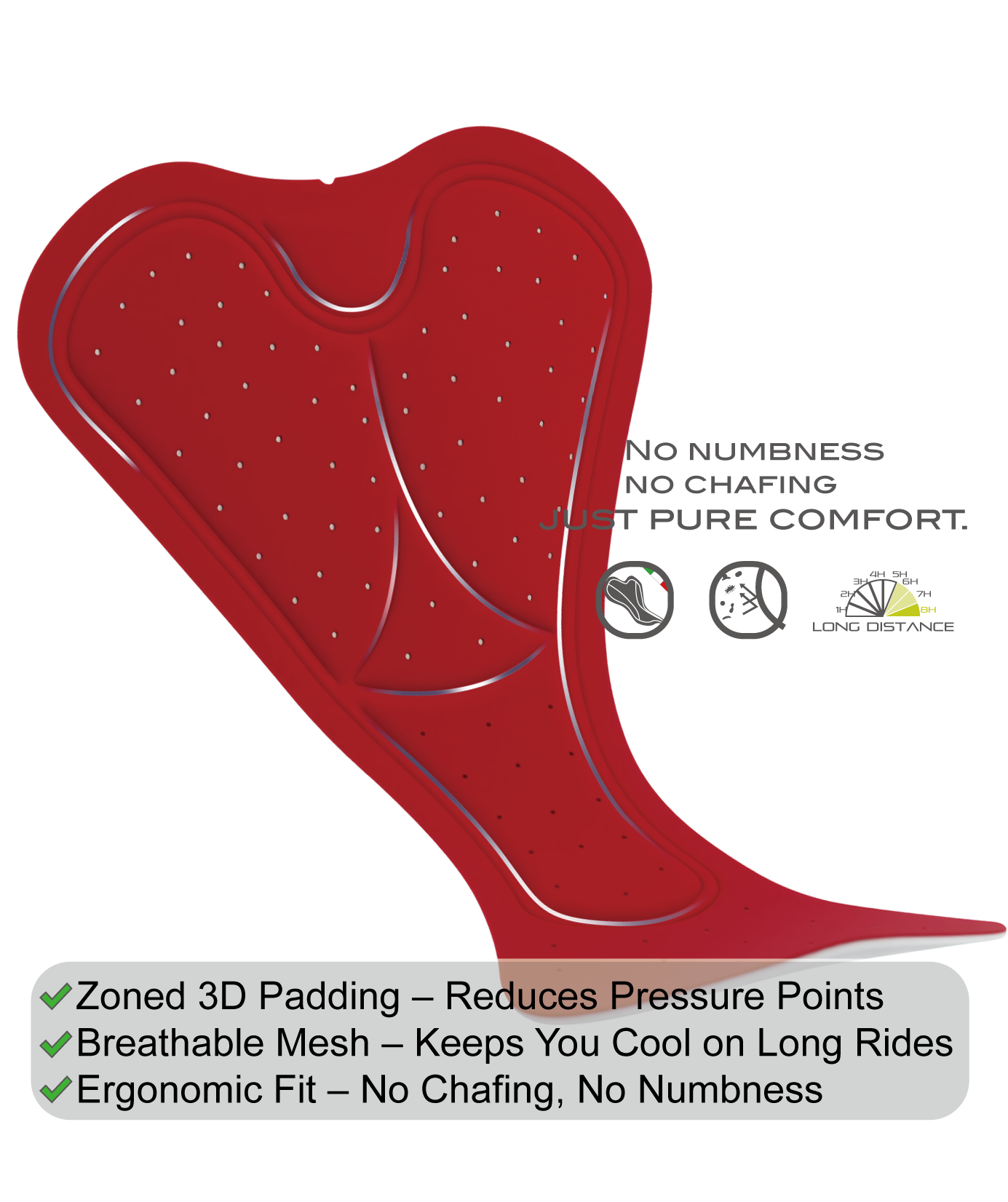 CEROTIPOLAR Aero Speed+ Men's Triathlon Shorts Side Pockets 3D Fabric, Moisture Wicking, Quick Dry, Breathable, UPF50+