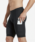 CEROTIPOLAR B80 Men's Cargo Bike Shorts, 4D Padded Anti-Chafe Compression Bike Shorts with Large Phone Side Pockets UPF50+