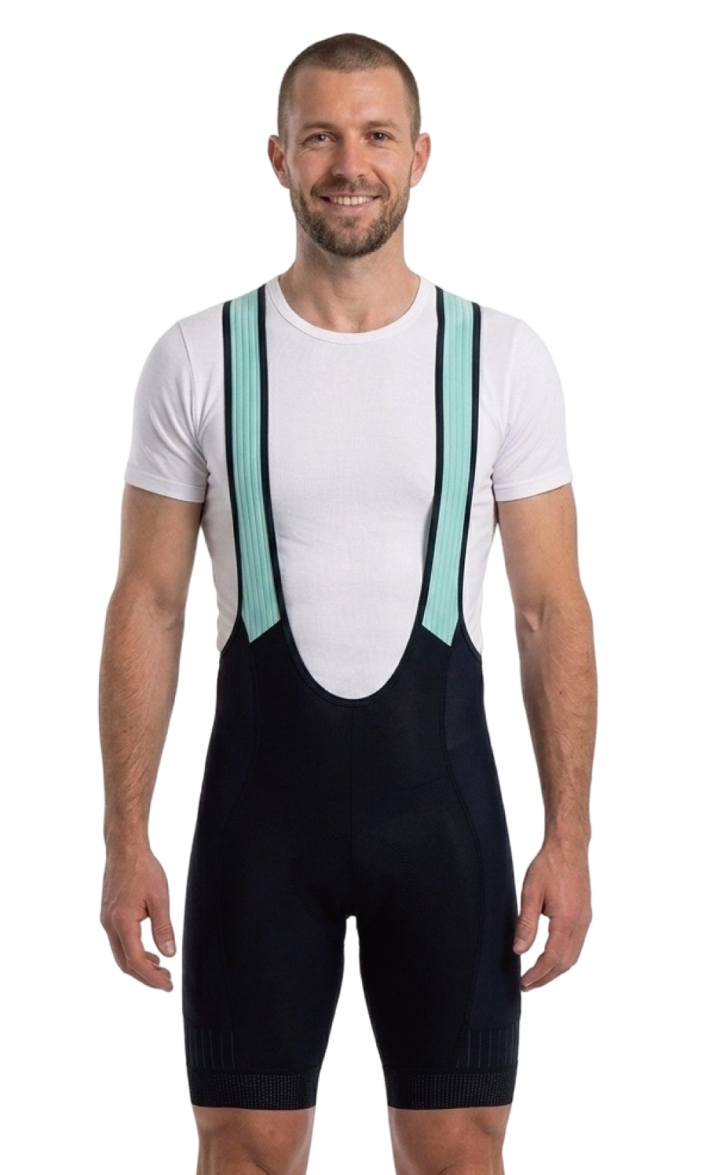 B85 CEROTIPOLAR Men's Pro Aero Cycling Bib Shorts with 2 Side Pockets 4D Max-Cool Chamois, Fast Dry, Full Compression Fabric, UPF50+ for Road, Gravel & MTB