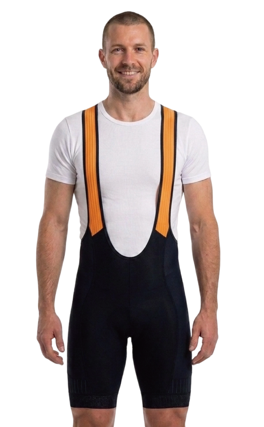 B86 CEROTIPOLAR Men's Pro Aero Cycling Bib Shorts with 2 Side Pockets 4D Max-Cool Chamois, Fast Dry, Full Compression Fabric, UPF50+ for Road, Gravel & MTB