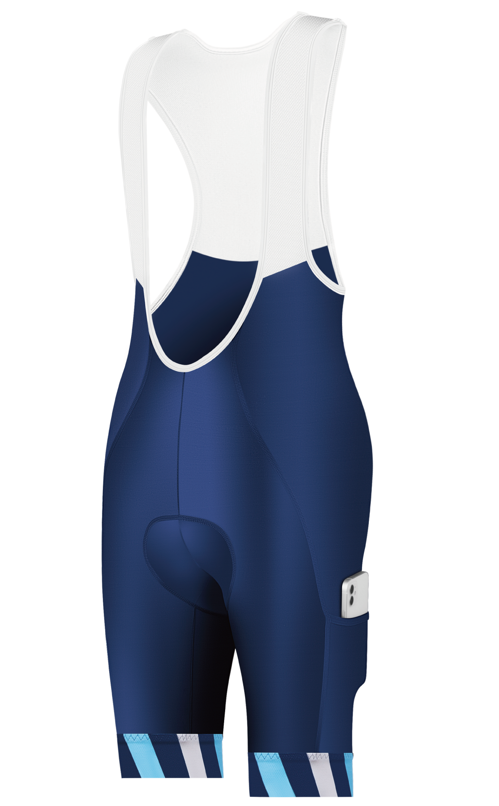 Navy Cargo Cycling Bib Shorts- B57