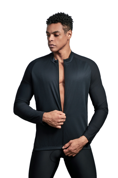 Club Fit Fleeced Long Sleeve Jersey-D11