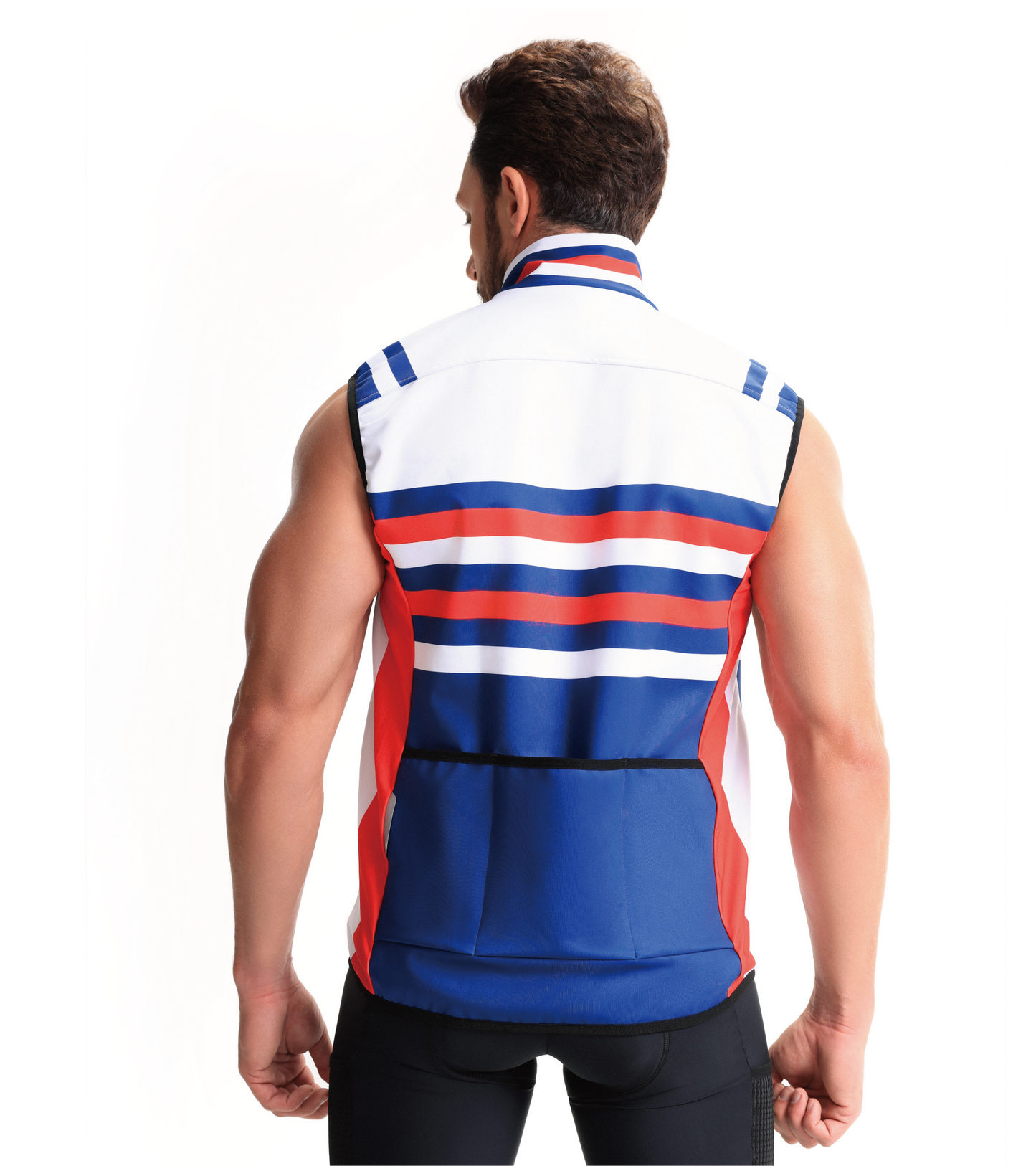 Club Fit Men's Thermal Fleece Cycling Vest-D40