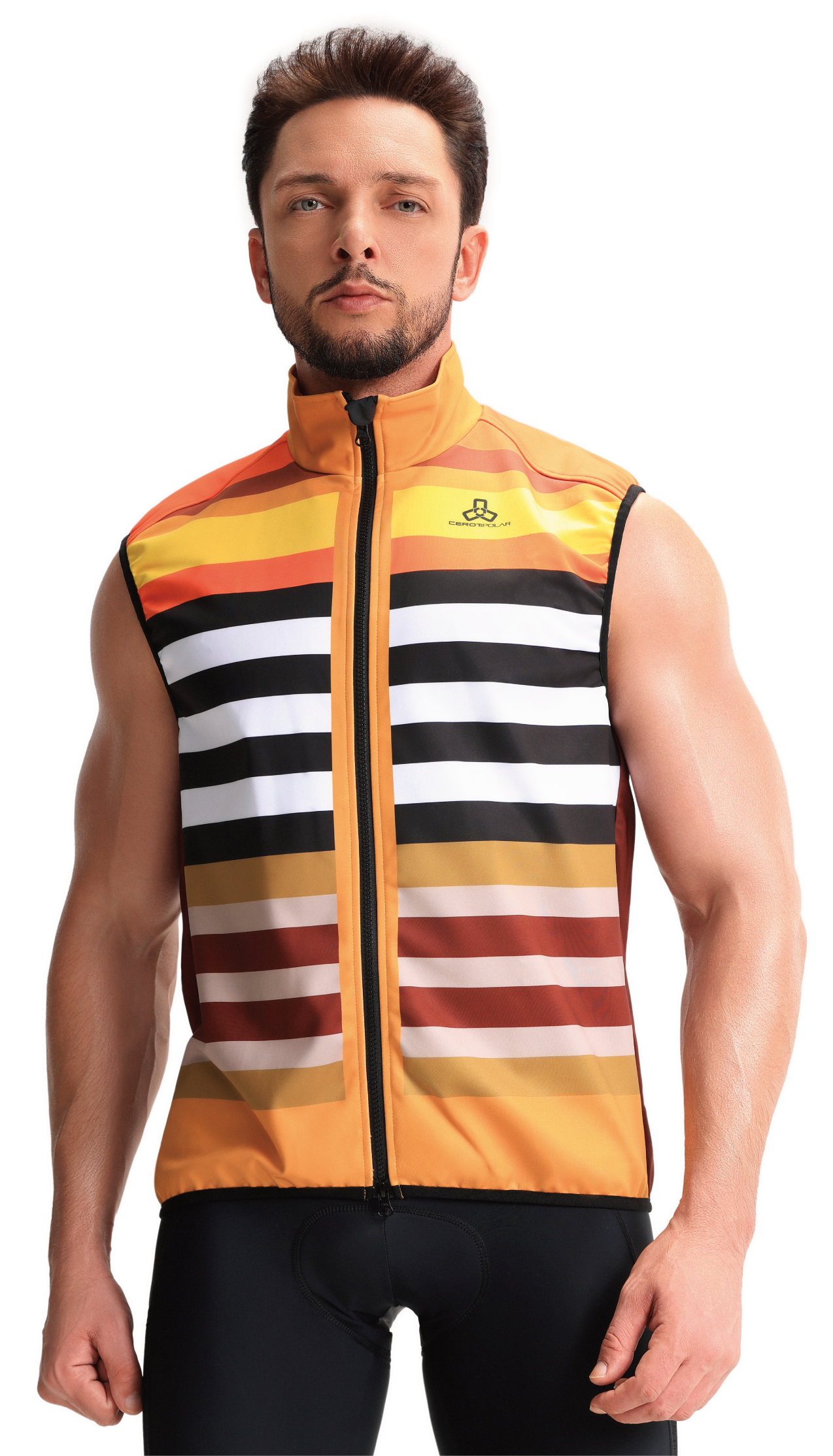 Club Fit Men's Thermal Fleece Cycling Vest-D43