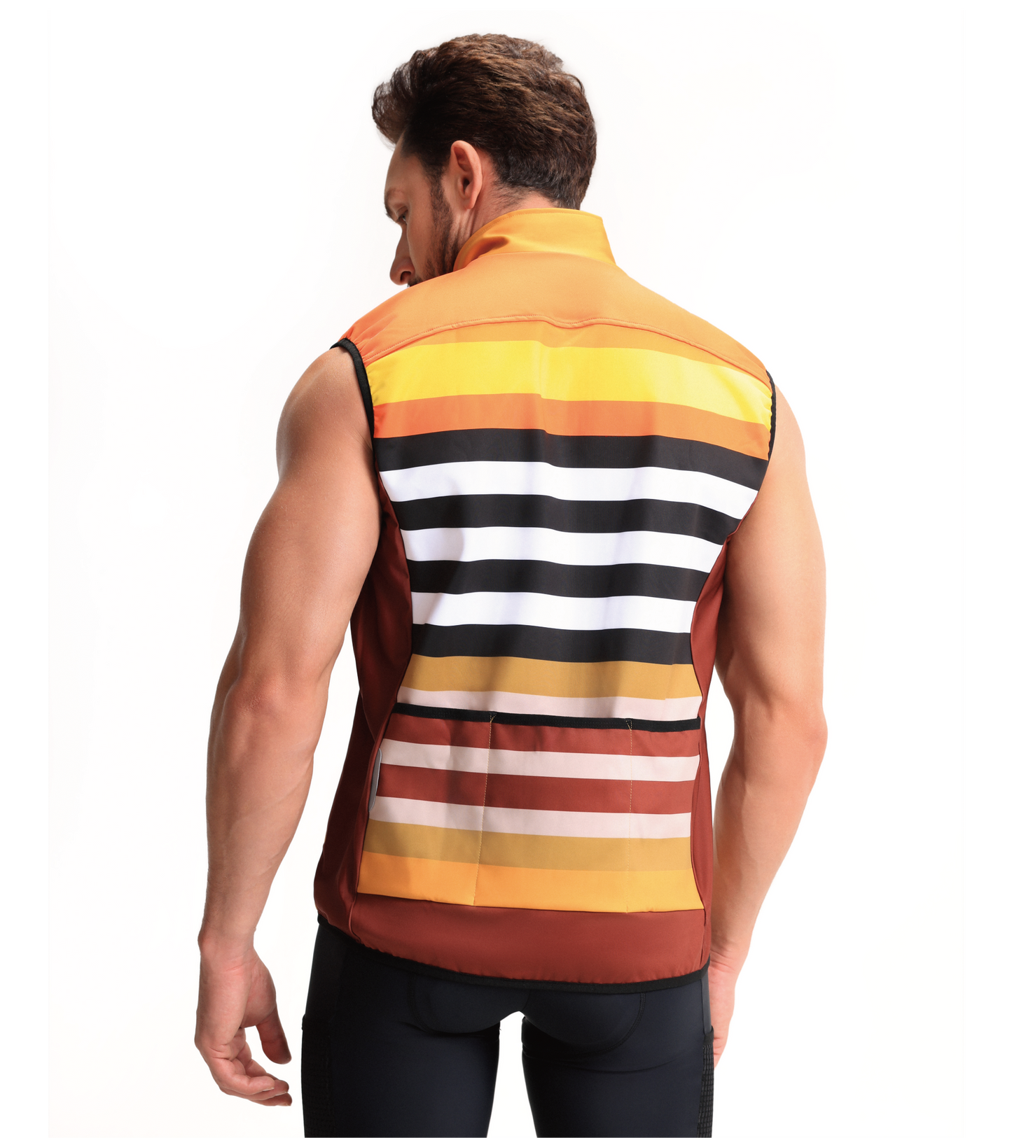 Club Fit Men's Thermal Fleece Cycling Vest-D43