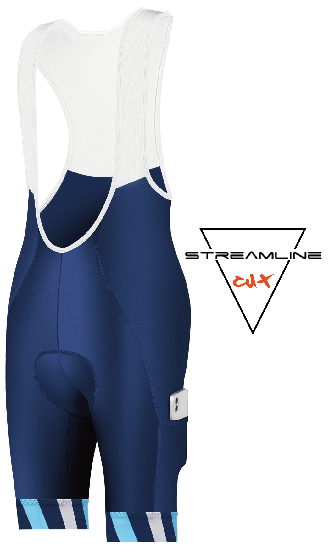 Navy Cargo Cycling Bib Shorts- B57