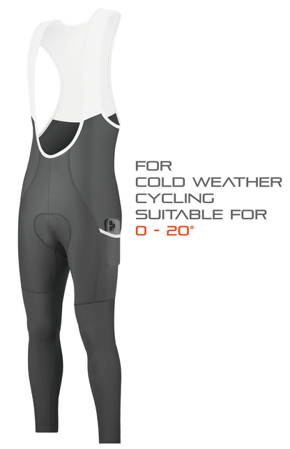 Men's Thermal Bib Tight with Five Pocket-D32