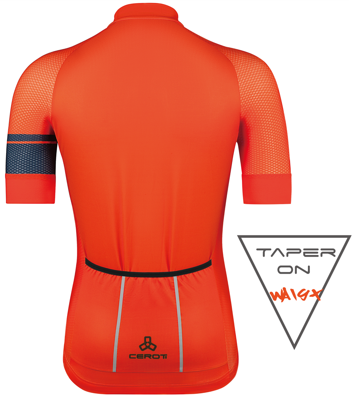 C29 CEROTIPOLAR Men's Snug Fit AirCool Cycling Jersey Bike Shirts Quick-dry Cycling Jersey with Full Zipper, Light Weight Fabric, 3 Rear Pockets for Road, Gravel & MTB