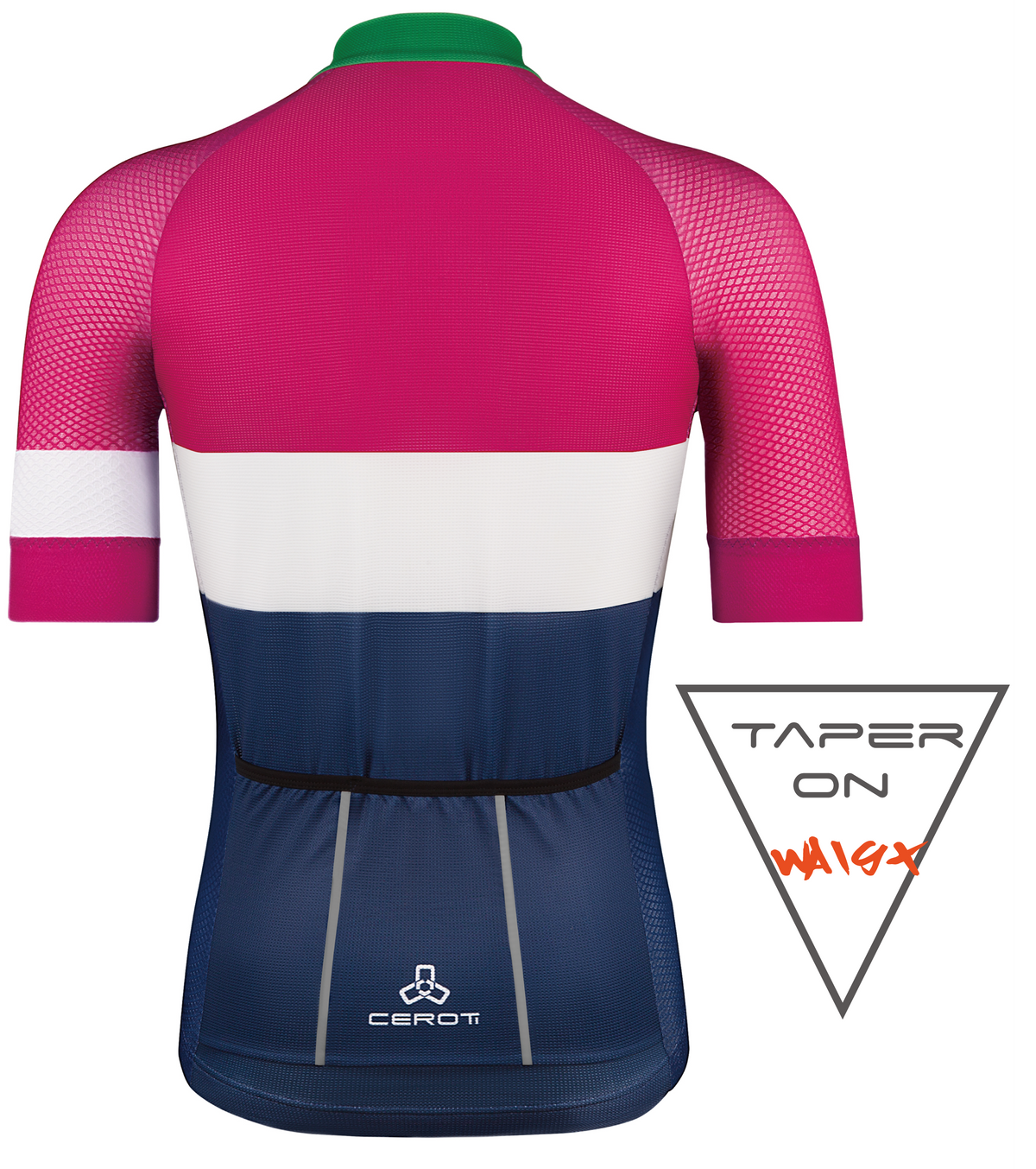 C28 CEROTIPOLAR Men's Snug Fit AirCool Cycling Jersey Bike Shirts Quick-dry Cycling Jersey with Full Zipper, Light Weight Fabric, 3 Rear Pockets for Road, Gravel & MTB