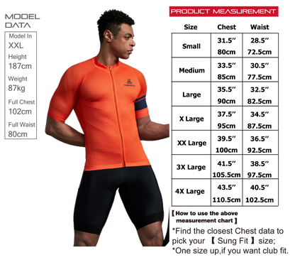 Snug Fit AirCool Cycling Jersey-C9