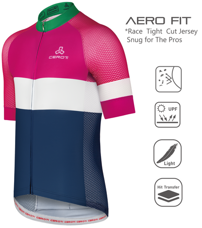 Snug Fit AirCool Cycling Jersey- C28