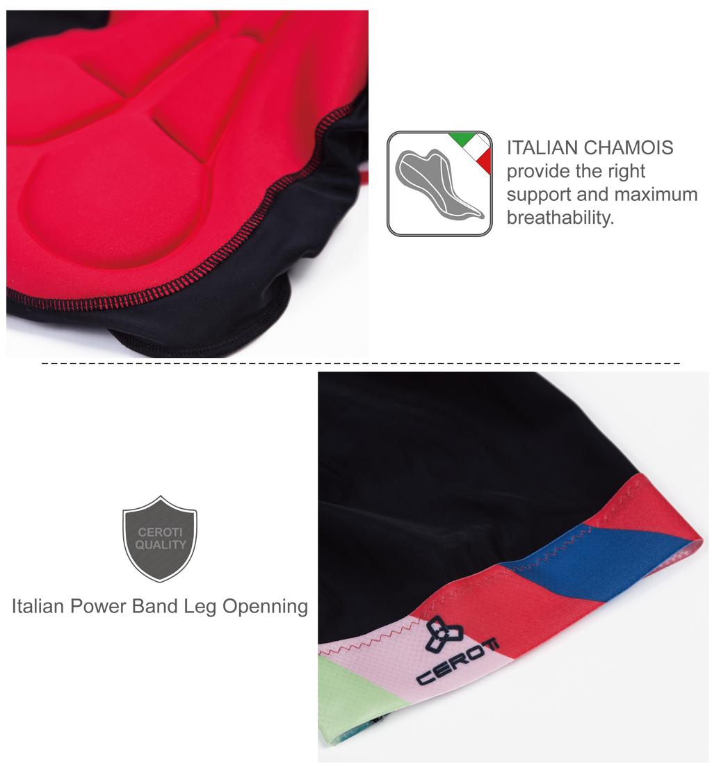 CEROTIPOLAR B12 Men's Aero Bike Shorts, 4D Padded Anti-Chafe Compression Bike Shorts with Large Phone Side Pockets UPF50+