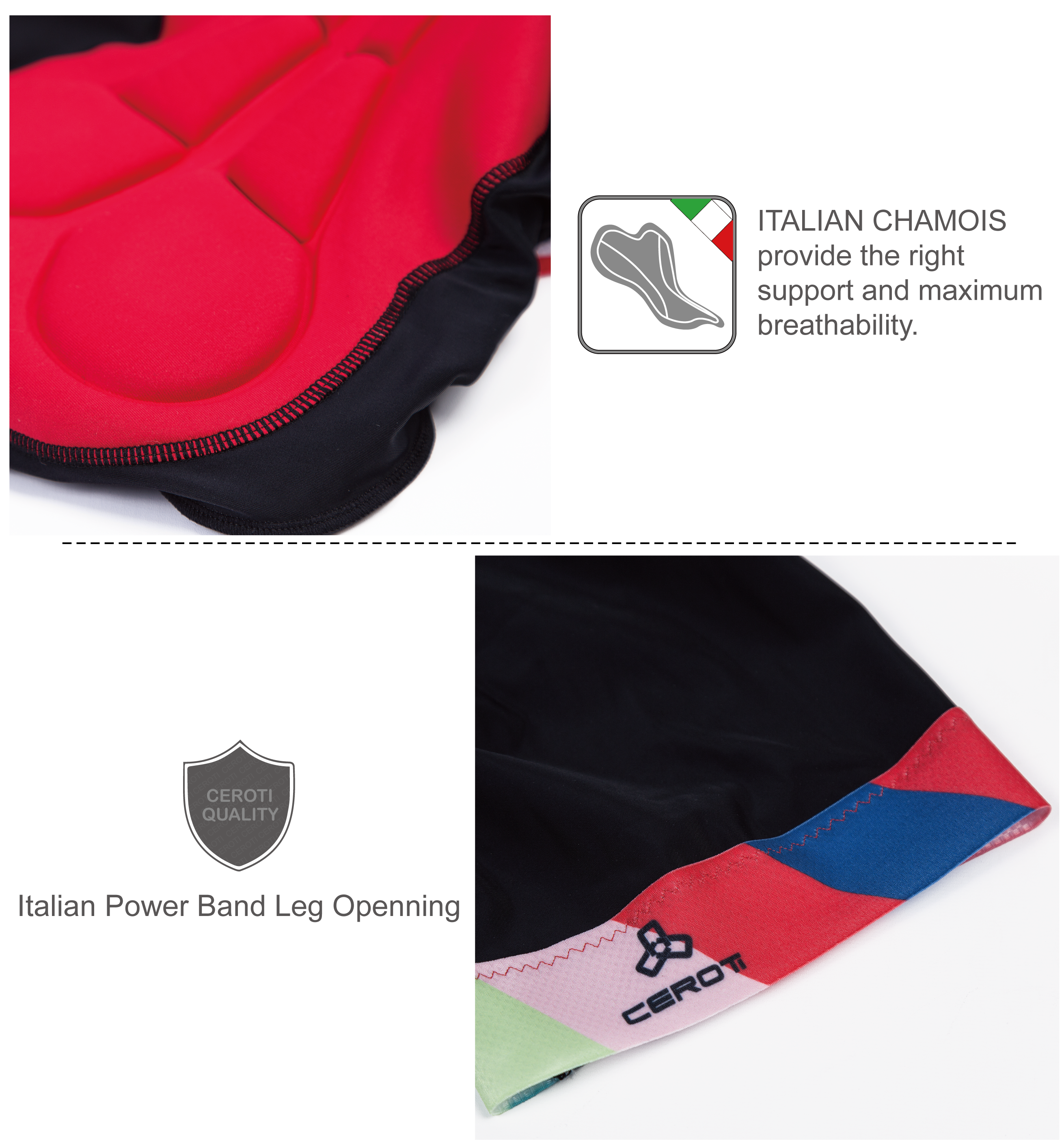 CEROTIPOLAR B12 Men's Aero Bike Shorts, 4D Padded Anti-Chafe Compression Bike Shorts with Large Phone Side Pockets UPF50+